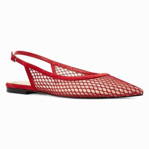 Nine West Brin Dress Flats - Red - Ireland (AG5412763)